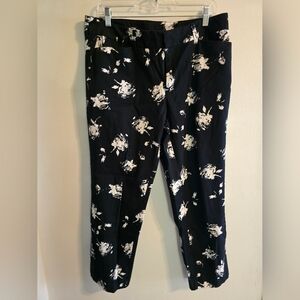 Faded Glory Black and White Patterned Pants